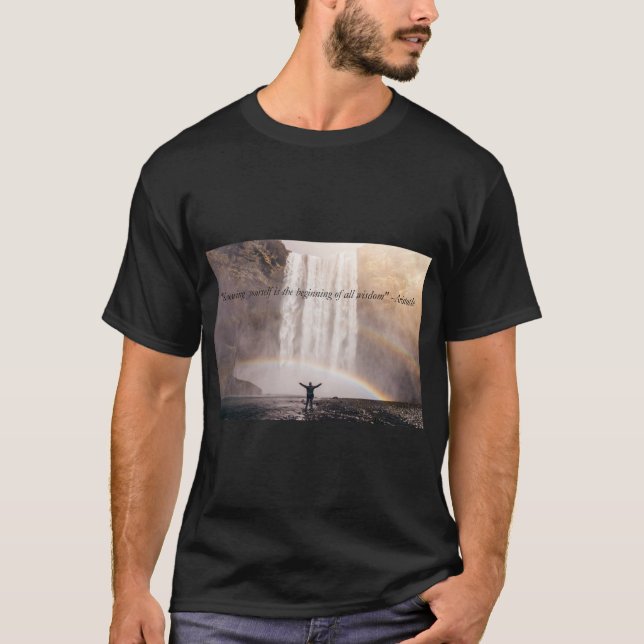 Connaissez-vous vous-même Citation - T-shirt Homme (Devant)