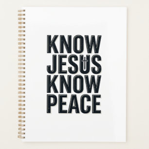 Connaître Jésus Connaître la Paix Typographie Chré