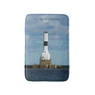Conneaut Harbour West Breakwater Light Bade Badematte