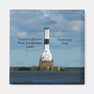 Conneaut Harbour West Breakwater Light Magnet