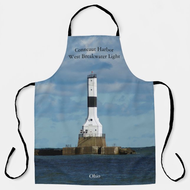 Conneaut Harbour West Breakwater Light Schürze (Vorderseite)