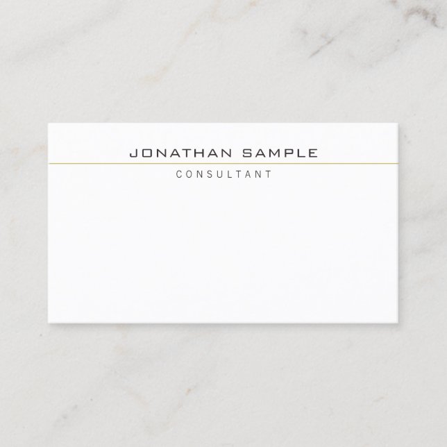 Connect With Us Elegant Modern Simple Business Visitenkarte (Vorderseite)