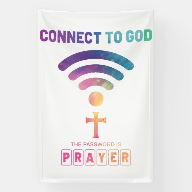 Connected by Prayer Banner (Vertikal)