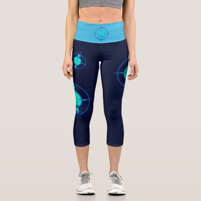 Connected Minds Capri Leggings (Vorderseite)
