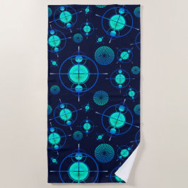 Connected Minds Pattern 2 Strandtuch