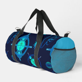 Connected Minds Pattern Duffle Bag