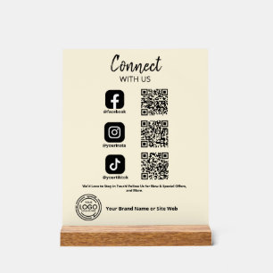 Connectez-vous avec nous Social Media Code QR
