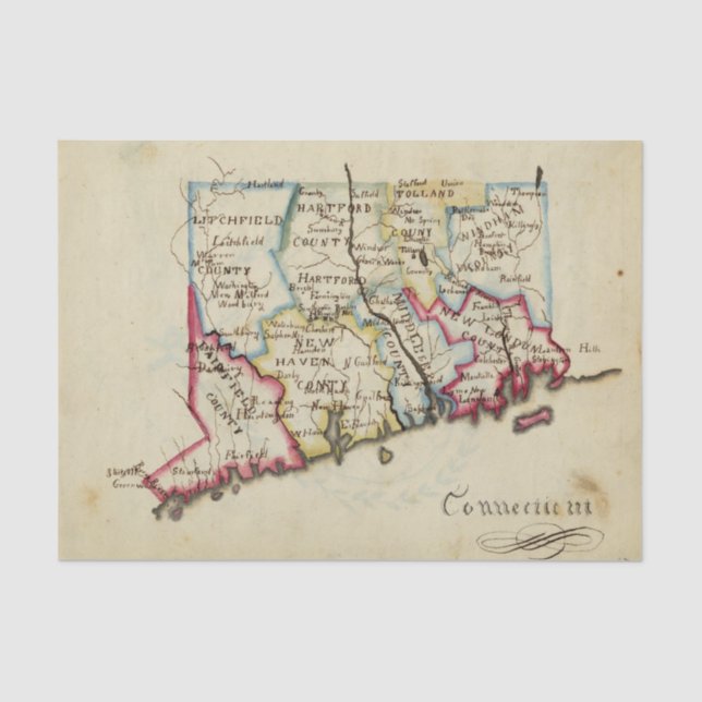 Connecticut 11 seidenpapier (Vorderseite)