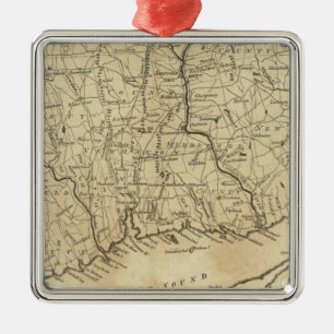 Connecticut 2 silbernes ornament