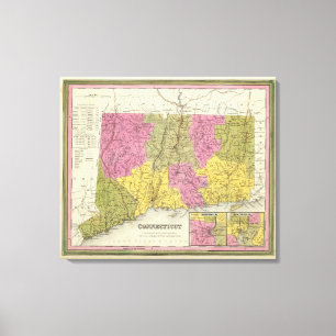 Connecticut 7 leinwanddruck