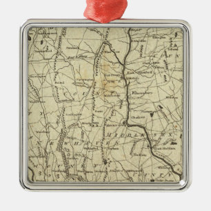 Connecticut 7 ornament aus metall