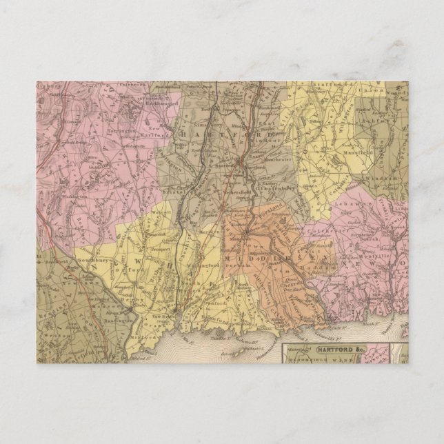Connecticut 8 postkarte (Vorderseite)