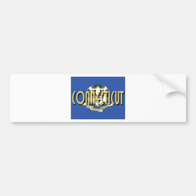 Connecticut Autoaufkleber (Vorne)