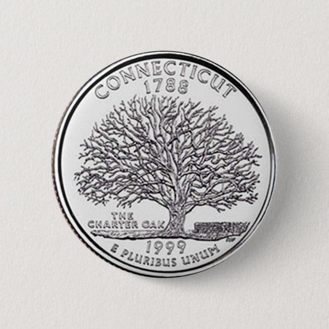 Connecticut Button (Vorderseite)