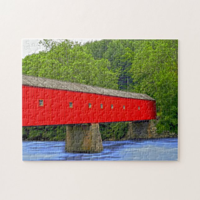Connecticut Covered Bridge. (Horizontal)
