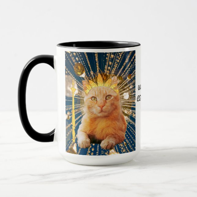 Connecticut Crowned Cat Companion Tasse (Links)