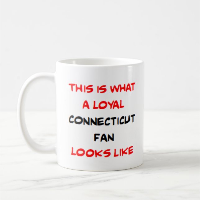 connecticut fan, loyal kaffeetasse (Links)