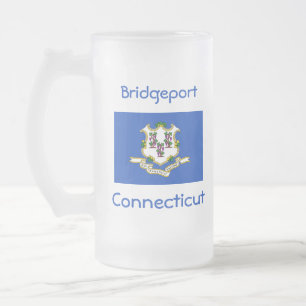 Connecticut Flag Map City Tasse