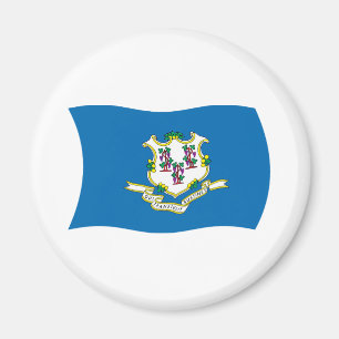 Connecticut-Flaggenmagnet Magnet