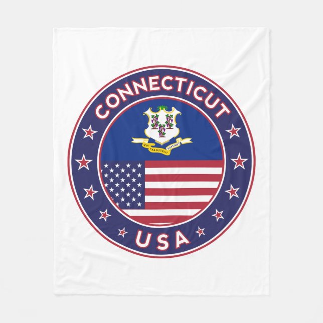 Connecticut Fleecedecke (Vorderseite)