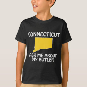 Connecticut - Frag mich nach meinem Butler T-Shirt