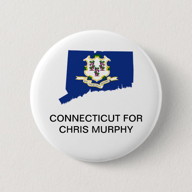 CONNECTICUT für Chris Murphy SENATE Button (Vorderseite)