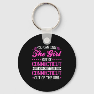 Connecticut Girl kann den Anschluss nicht ausziehe Schlüsselanhänger