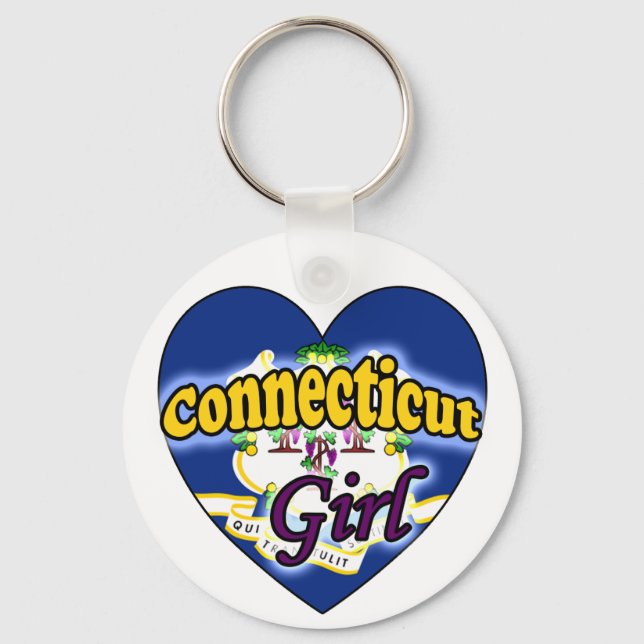 Connecticut Girl Schlüsselanhänger (Vorderseite)