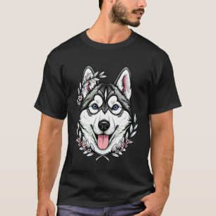 Connecticut Hund und Berglorbeerblüte T-Shirt