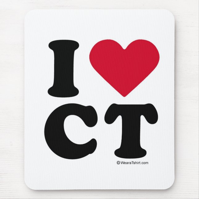 CONNECTICUT - I-LIEBE CT - I-LIEBE CONNECTICUT MOUSEPAD (Vorne)