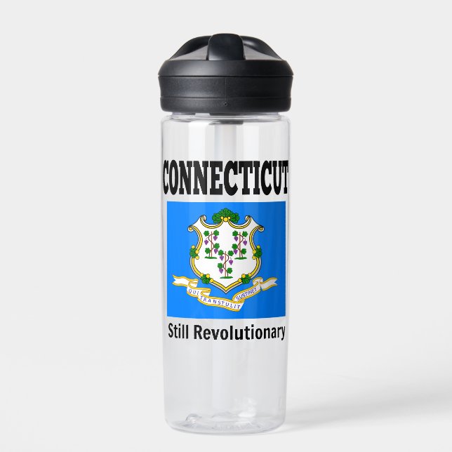 Connecticut, immer noch revolutionär trinkflasche (Vorderseite)