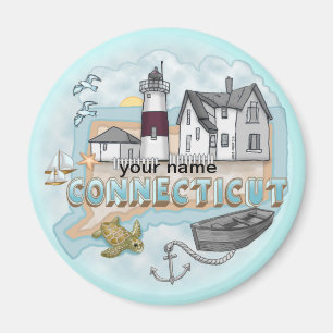 Connecticut Leuchtturm Magnet