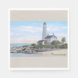 Connecticut Lighthouse Serviette