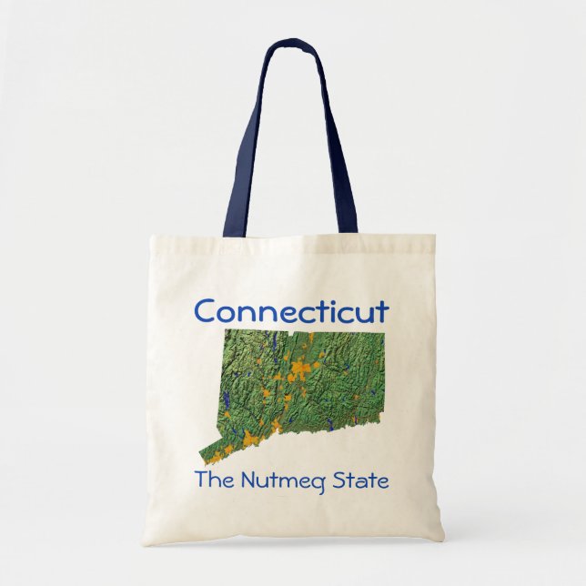 Connecticut Map Bag Tragetasche (Vorne)