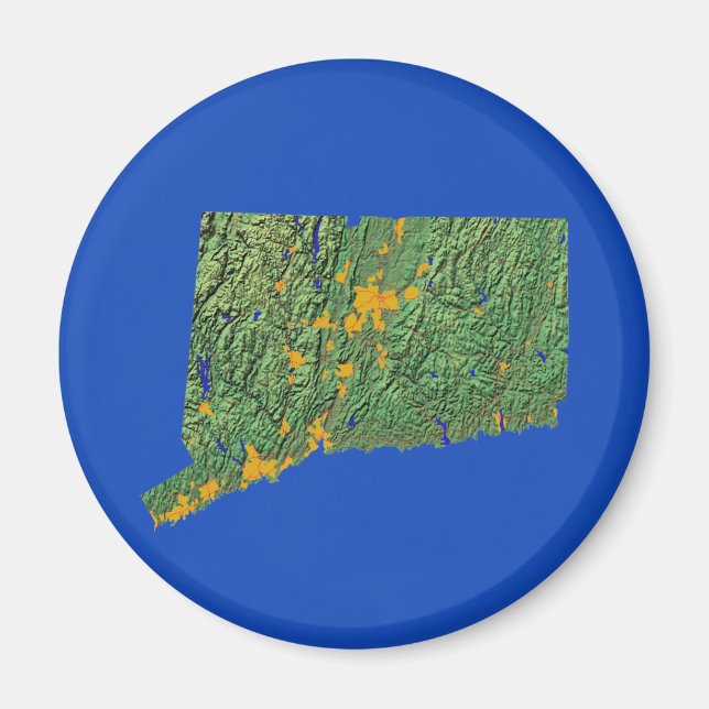 Connecticut Map Magnet (Vorne)