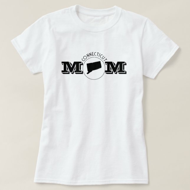 Connecticut Mutter  T-Shirt (Design vorne)