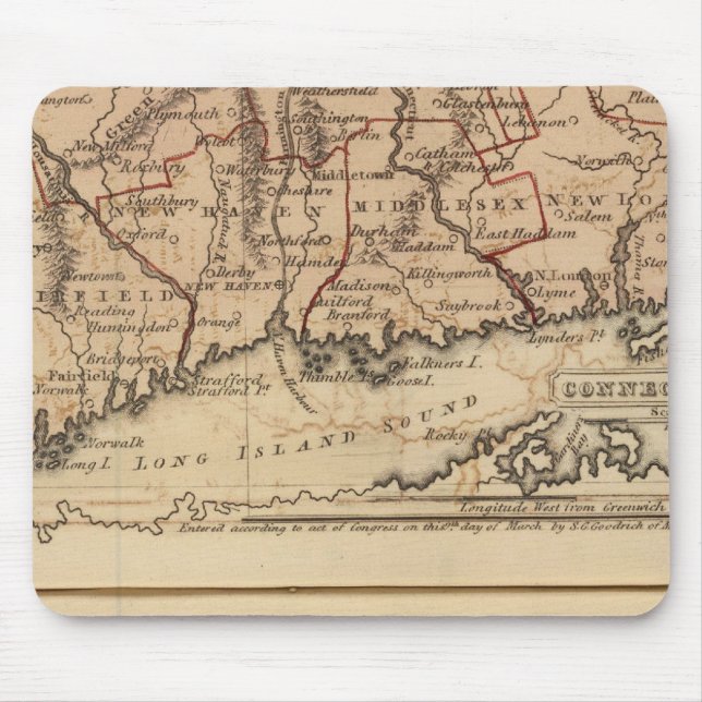 Connecticut, New England Mousepad (Vorne)