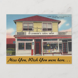 Connecticut, O'Connor's Soda Shop, Sound View Postkarte