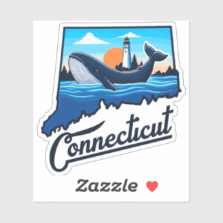 Connecticut-Ozean Aufkleber