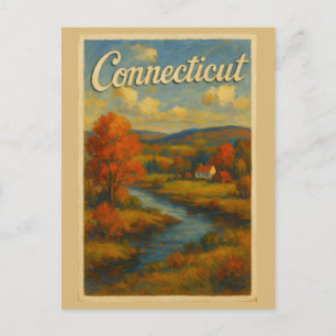 Connecticut postkarte