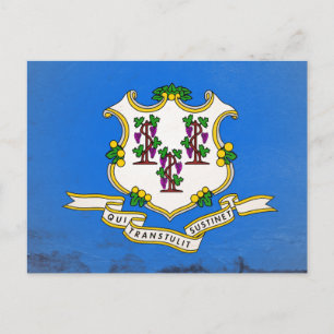 Connecticut Postkarte