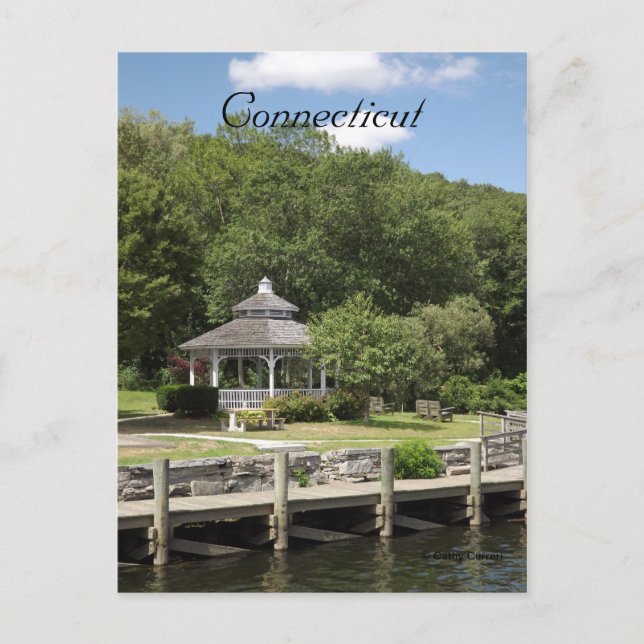 Connecticut Postkarte (Vorderseite)