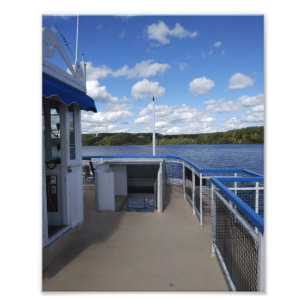 Connecticut River vom Flussboot aus Fotodruck