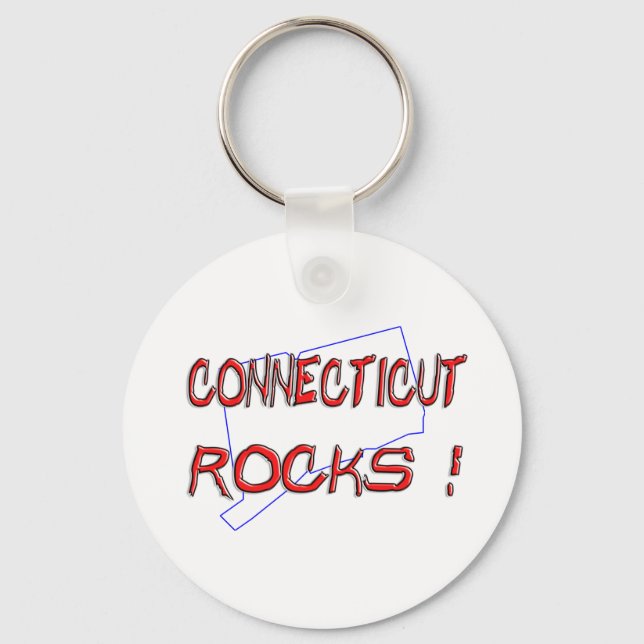 Connecticut ROCK Schlüsselanhänger (Vorderseite)