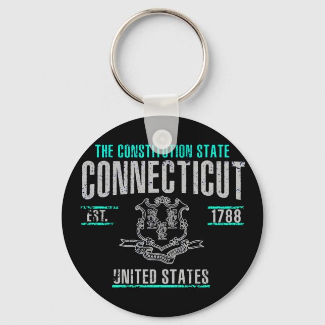 Connecticut Schlüsselanhänger (Vorderseite)