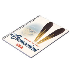 Connecticut Ski Notizblock