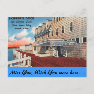 Connecticut, Skipper's Dock Postkarte