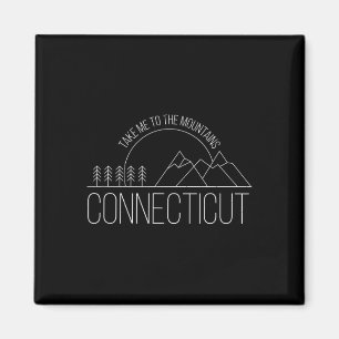 Connecticut-Souvenir-Wanderung Bring mich zum Berg Magnet