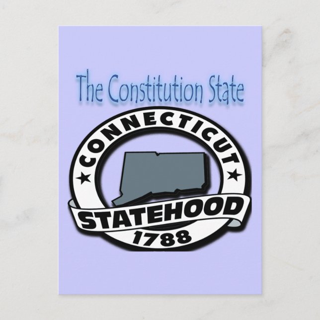 Connecticut Staat 1788 Postkarte (Vorderseite)