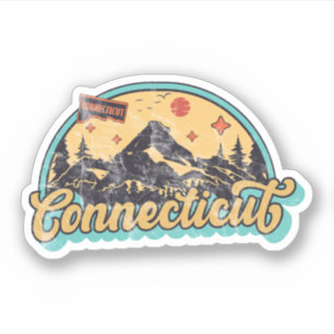 Connecticut-Staat Aufkleber